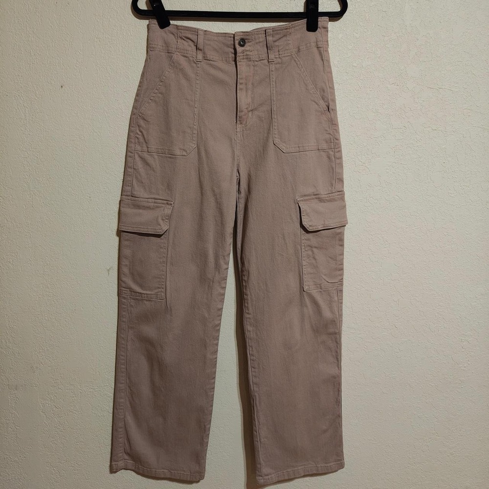 Celebrity Pink RE generation Relaxed Cargo Pants Mauve Tan 11/30 Utility